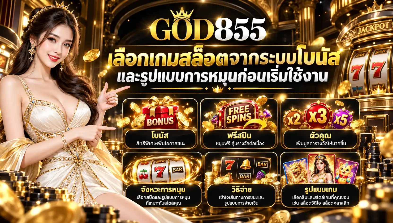 GOD855 เว็บพนันออนไลน์ รวมเกมหลายหมวด พร้อมระบบใช้งานที่เข้าใจง่าย